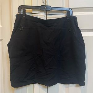 Three Dots Black Mini Skirt